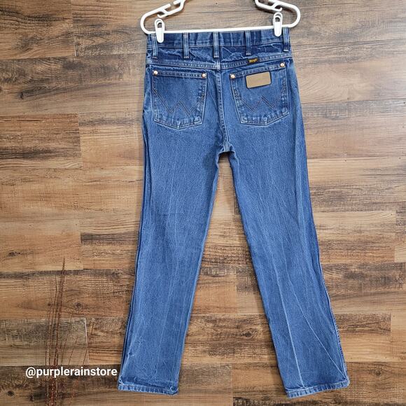 Wrangler Jeans Tag 30x32 Measures 29x31 Cowboy Cut Slim Fit 936DEN Western - Picture 3 of 10